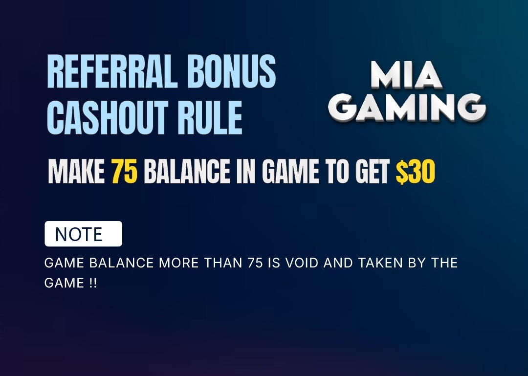 Cashout Rules